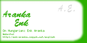 aranka enk business card